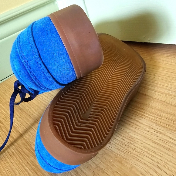 Sz 10 new Nike Zoom Air Stefan Janoski blue suede skateboard sneakers skate shoe - Picture 11 of 11